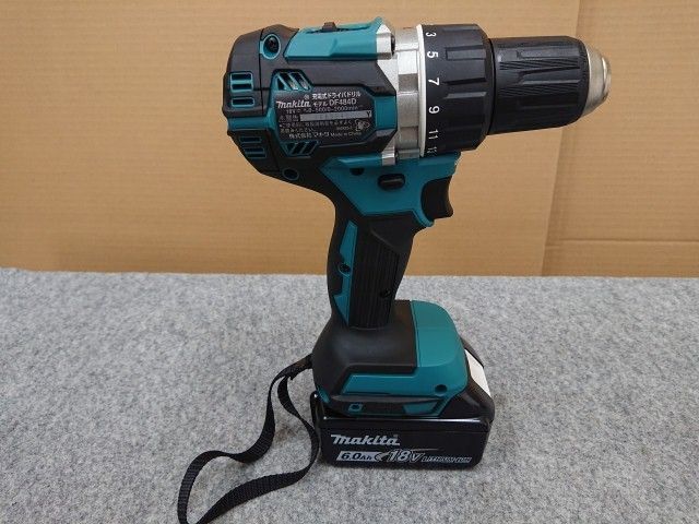 マキタ 充電式ドライバドリル DF484DRGX 青 18V 6.0Ah バッテリ2本 充電器 ケース付 HRDEVELOPMENT_JP
