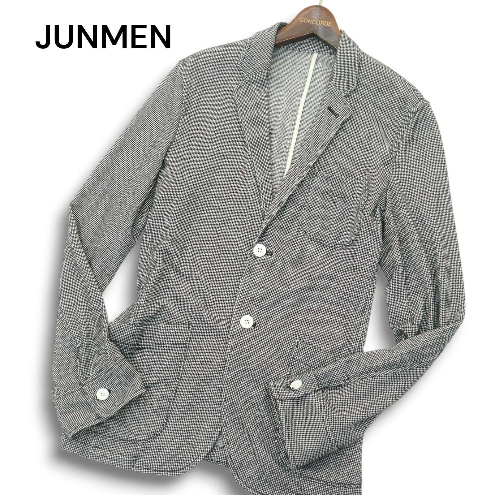 純正特注 JUNMEN ジュンメン 秋冬 総裏 千鳥柄☆ テーラード 