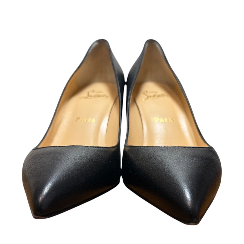 美品 Christian Louboutin クリスチャンルブタン レザー ポイン