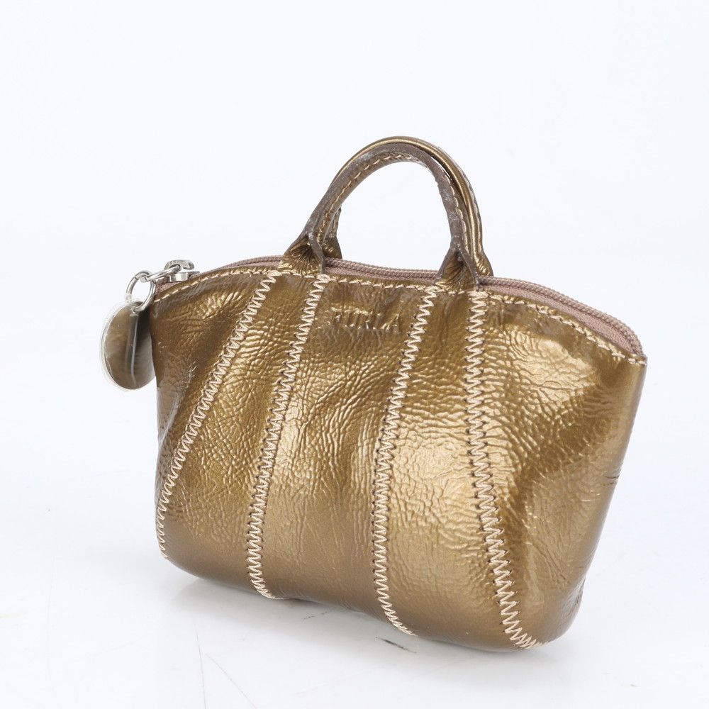 極美品　フルラ　ハンドバッグ　2way ネット　ミニ　ダークブラウン　レザー wb00634bx0305q2r00.jpg