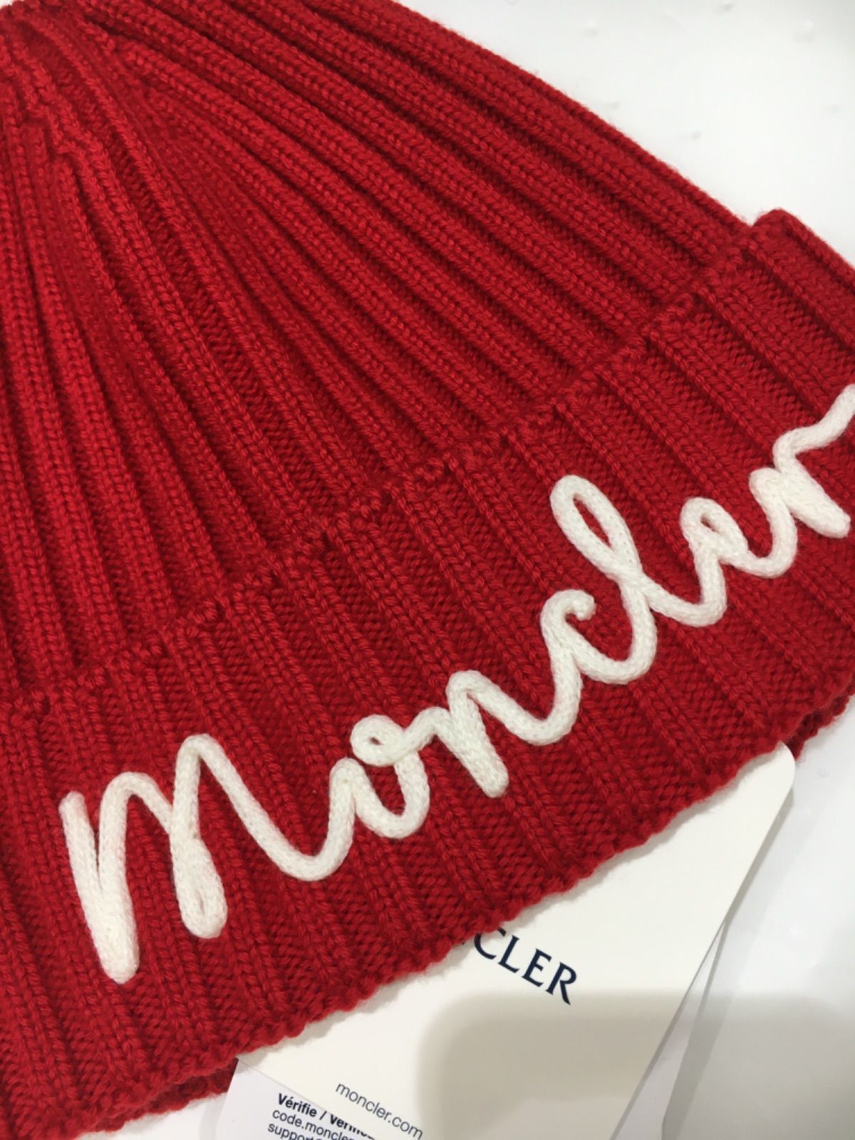 人気の福袋 若者の大愛商品 新品、未使用 moncler kids ニット帽 Ｌ