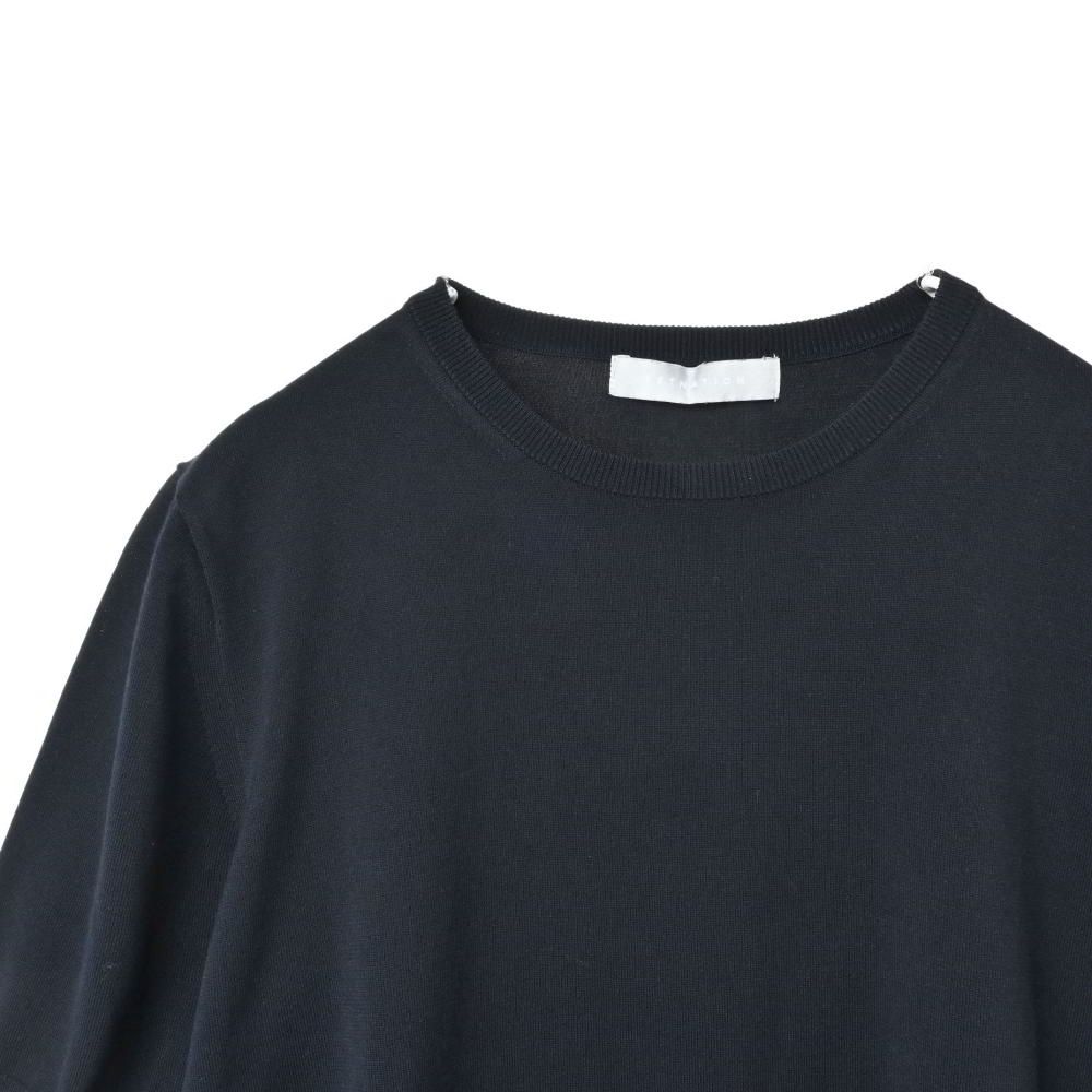 「ESTNATION」 半袖ニット - ブラック レディース ESTNATION ベーシック ウォッシャブル 半袖 ニット - メルカリ