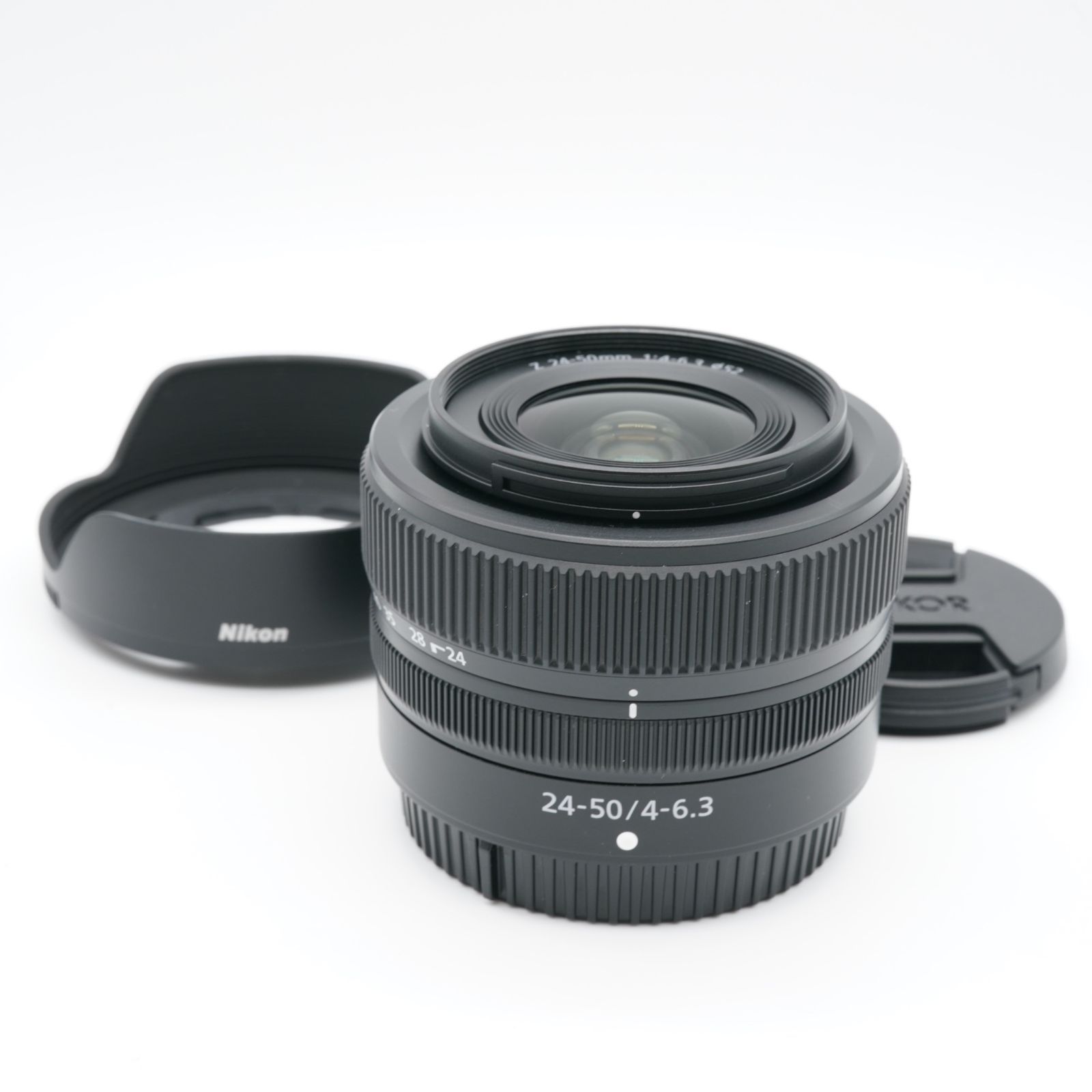 ほぼ Nikon ニコン 標準ズームレンズ NIKKOR Z 24-50mm f|4-6.3 あると嬉しいフード付