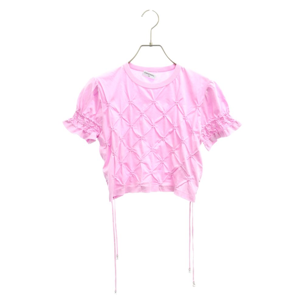 CHANEL (シャネル) 23SS Short Sleeve Cropped Top ライン