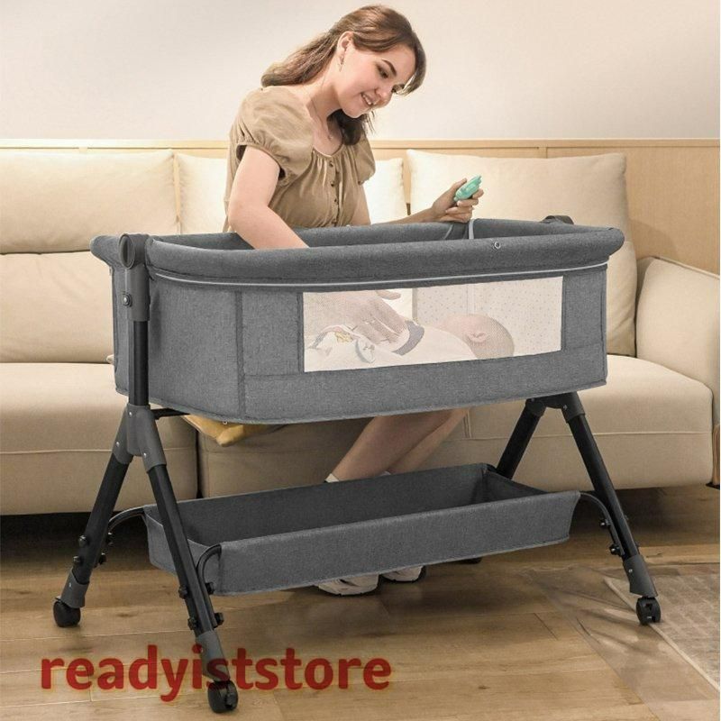 911】✨美品✨ 多機能ベビーベッド ピンク ゆりかご 蚊帳付き Amazon