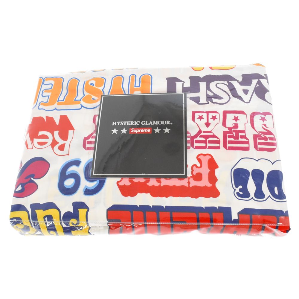 17FW Supreme HYSTERIC GLAMOUR シーツセット　ダブル SUPREME (シュプリーム) 17AW×HYSTERIC GLAMOUR Text Duvet + Pillow