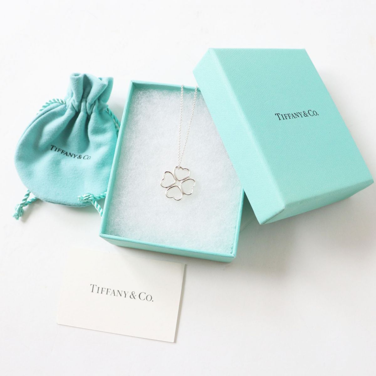 美品◎可愛い♪ TIFFANY & Co. ティファニー ハートクローバー