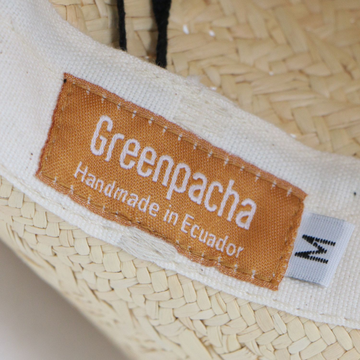 美品 Greenpacha グリーンパシャ ハット 帽子 ナチュラル M ストロー