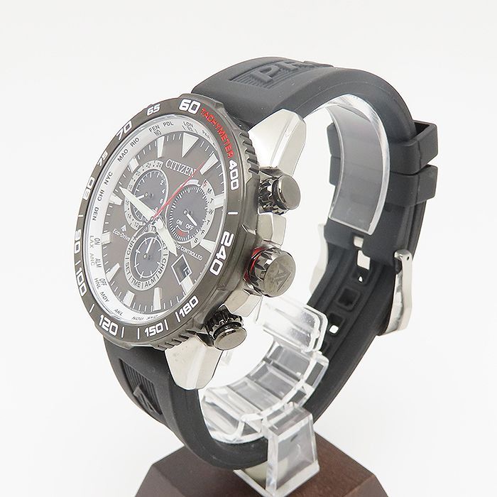 美品　CITIZEN プロマスターCB5036-10X エコ・ドライブ Amazon.co.jp: シチズン プロマスター アラーム ワールドタイム