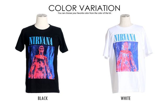 Nirvana Tシャツ ニルヴァーナ Sliver 半袖 ロックTシャツ バンドT