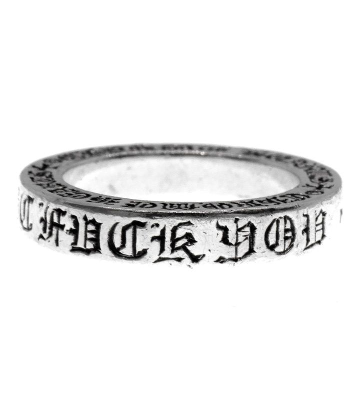 特別セーフ CHROME クロムハーツ HEARTS YOU FUCK NYC SPACER 3mm 【 その他