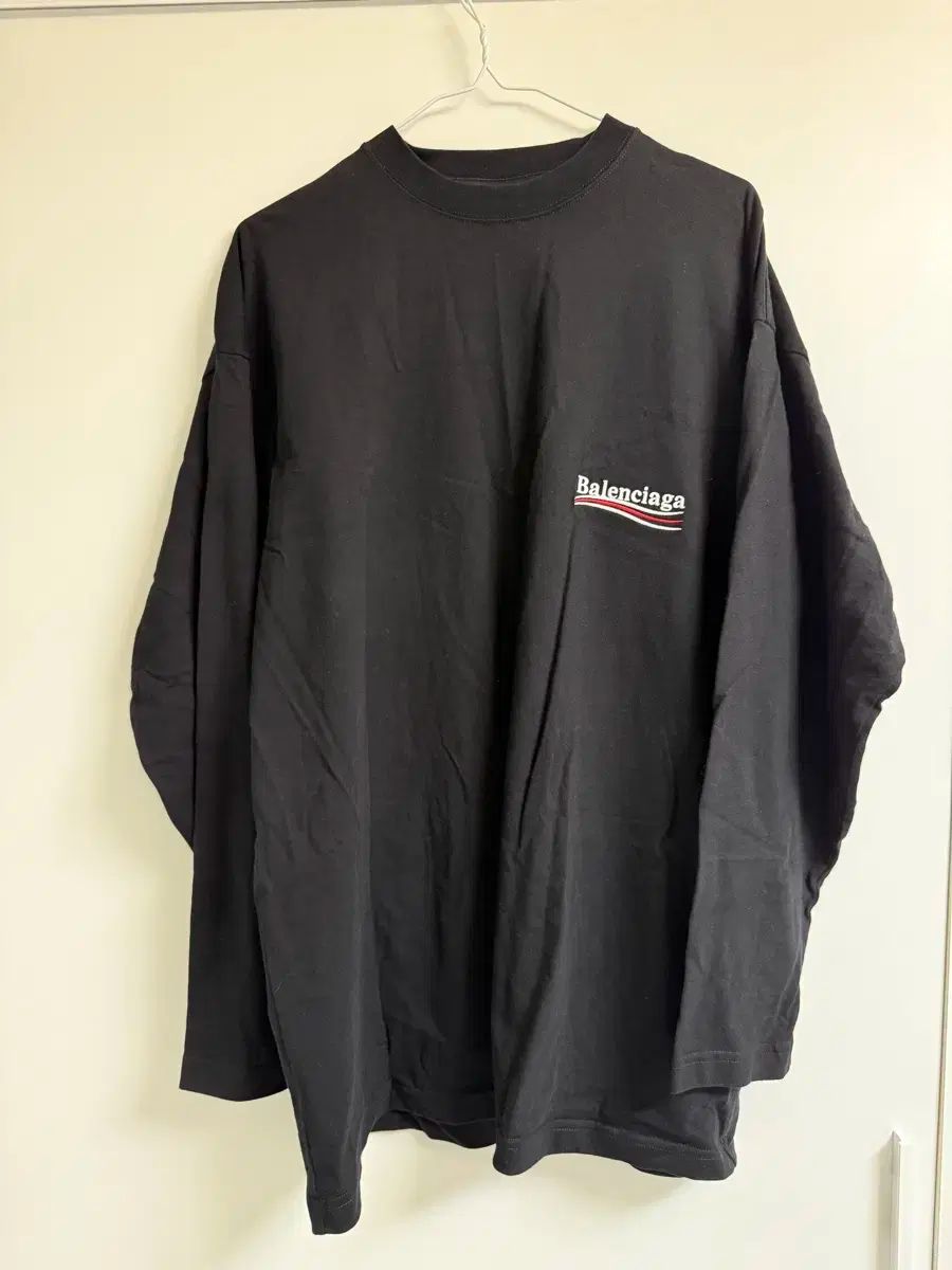 【国内正規品】 1 ロング 長袖 刺繡 ウェーブロゴ BALENCIAGA(バレンシアガ) トップス