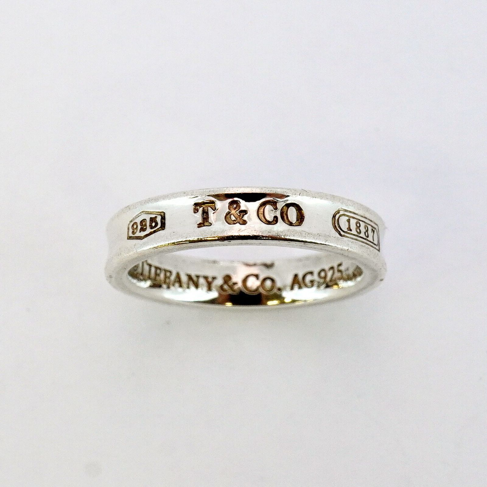 ティファニー Tiffany & Co. ナローリング 925 10号 TIFFANY