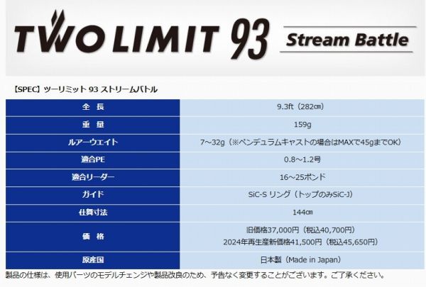 ツーリミット93 ストリームバトル