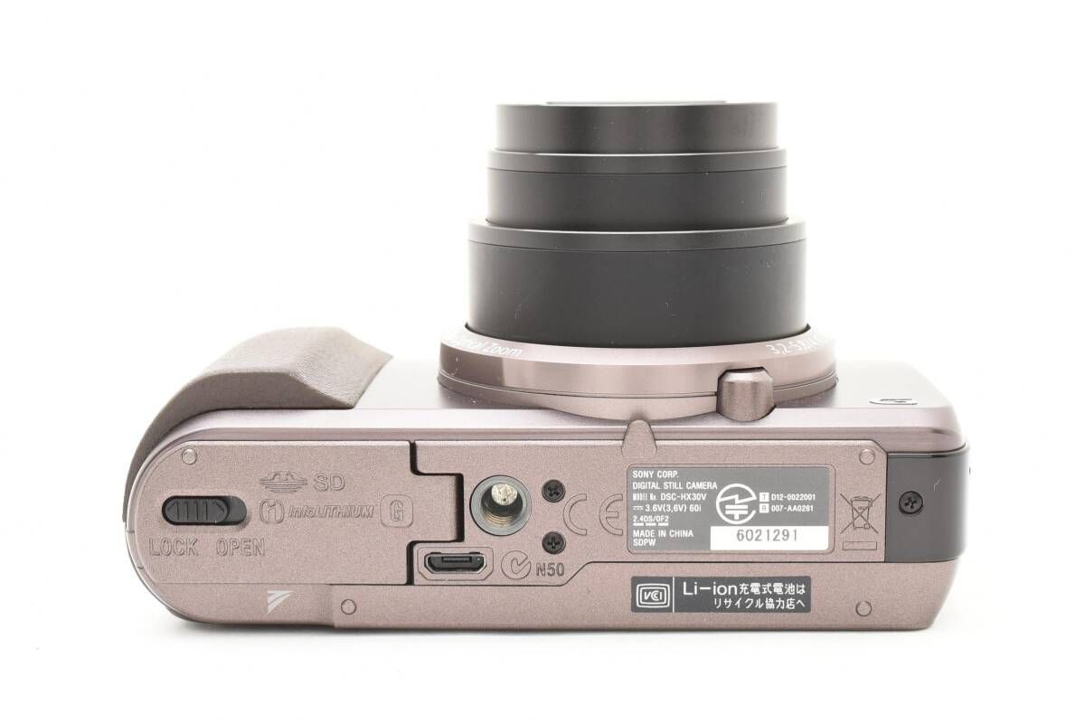 3982 Sony ソニー Cyber-shot HX30V ブラウン デジカメ DSC-HX30V | デジタルスチルカメラ Cyber-shot サイバーショット