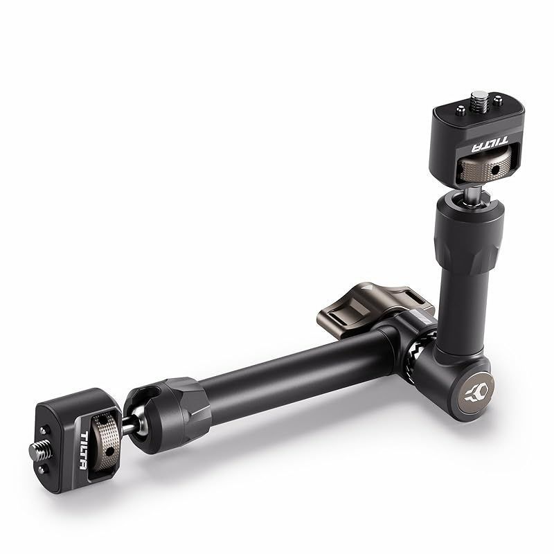 新着商品 TILTA Pro アーティキュレーティングアーム 位置決めピン付き1|4″-20ネジ2本付き調整 ボールジョイントマジックアーム 最大荷重11ポンド TA-PAA2-B 0