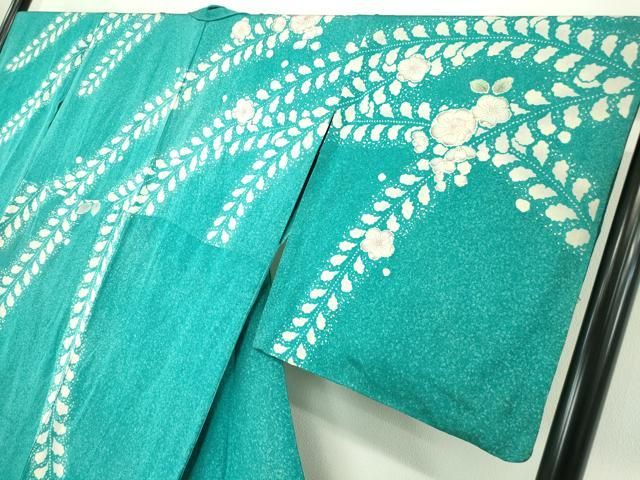 平和屋着物▽訪問着 単衣 作家物 辻が花 暈し染め 正絹 逸品