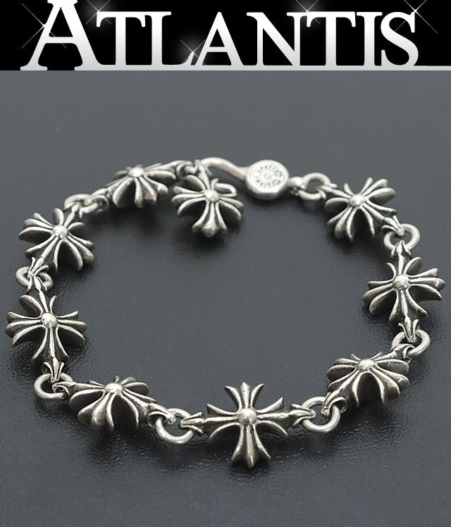 クロムハーツ クロスボールボタン ヘアゴム シルバー コンチョ 楽天