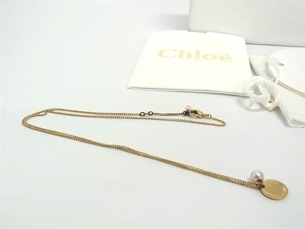□美品□ Chloe クロエ パール ネックレス ペンダント □美品□ Chloe クロエ パール ネックレス ペンダント