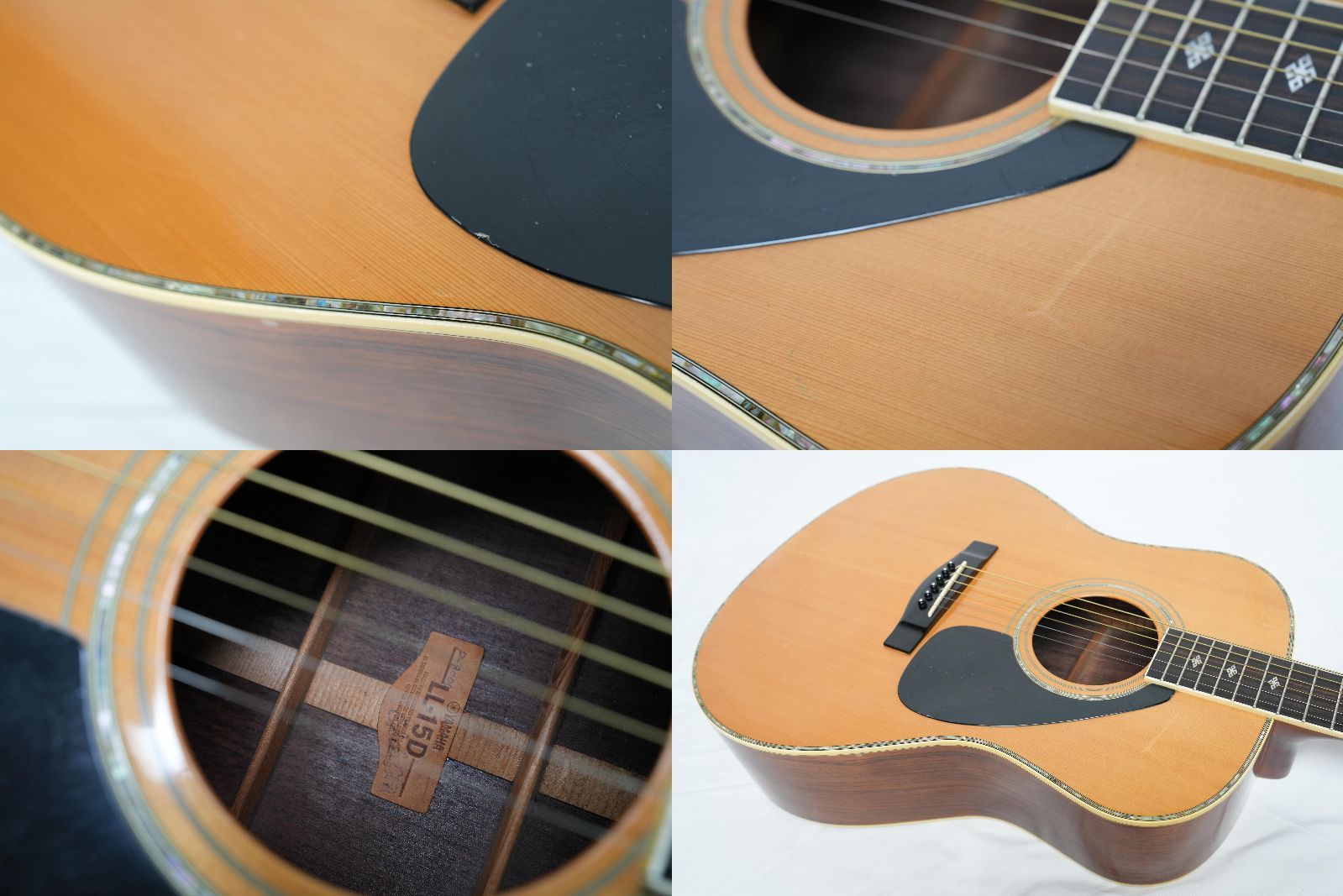 オール単板ギター LLシリーズ上位モデル