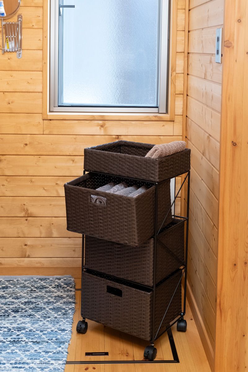 最大35％offセール。 北海道 幅35cm ラタン調 チェスト 3段 1001