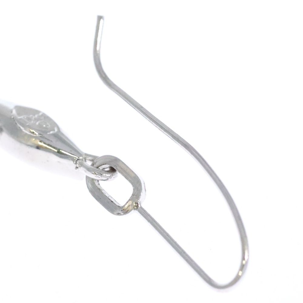 Christian Dior クリスチャンディオール ラインストーン ピアス フックピアス イヤリング シルバー メタル DECORATOM_COM_BR