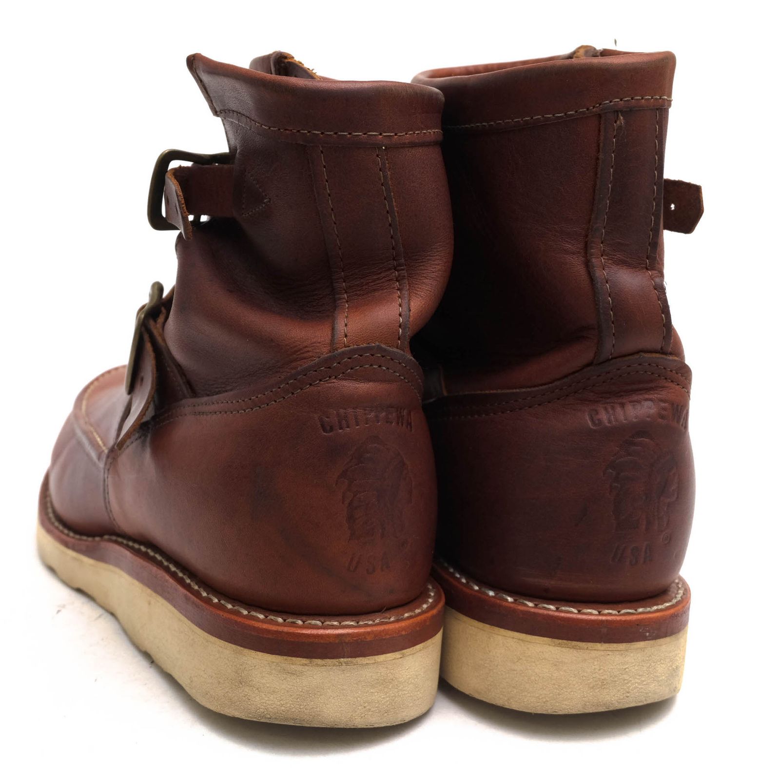 Chippewa エンジニアブーツ ダークブラウン チペワ／CHIPPEWA