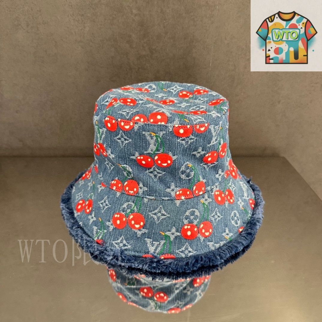 ルイヴィトン　刺繍ロゴキャップ 美品】ルイヴィトン モノグラム刺繍 ロゴ キャップ M 黒 M7293