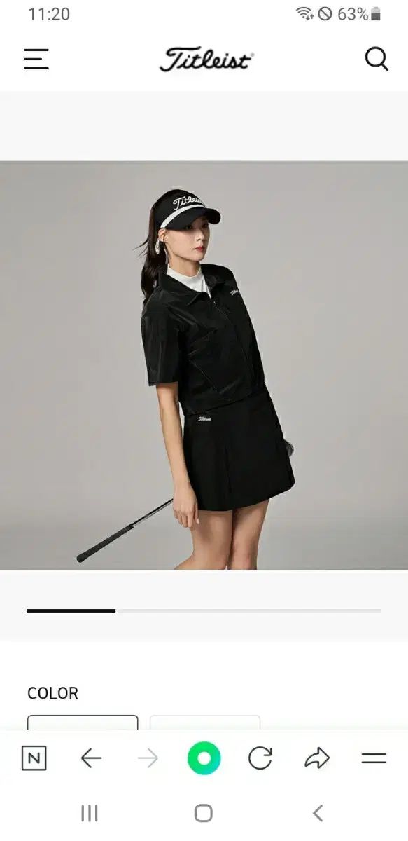 質の高い Titleist タイトリスト ブラック レディース ゴルフ スカート