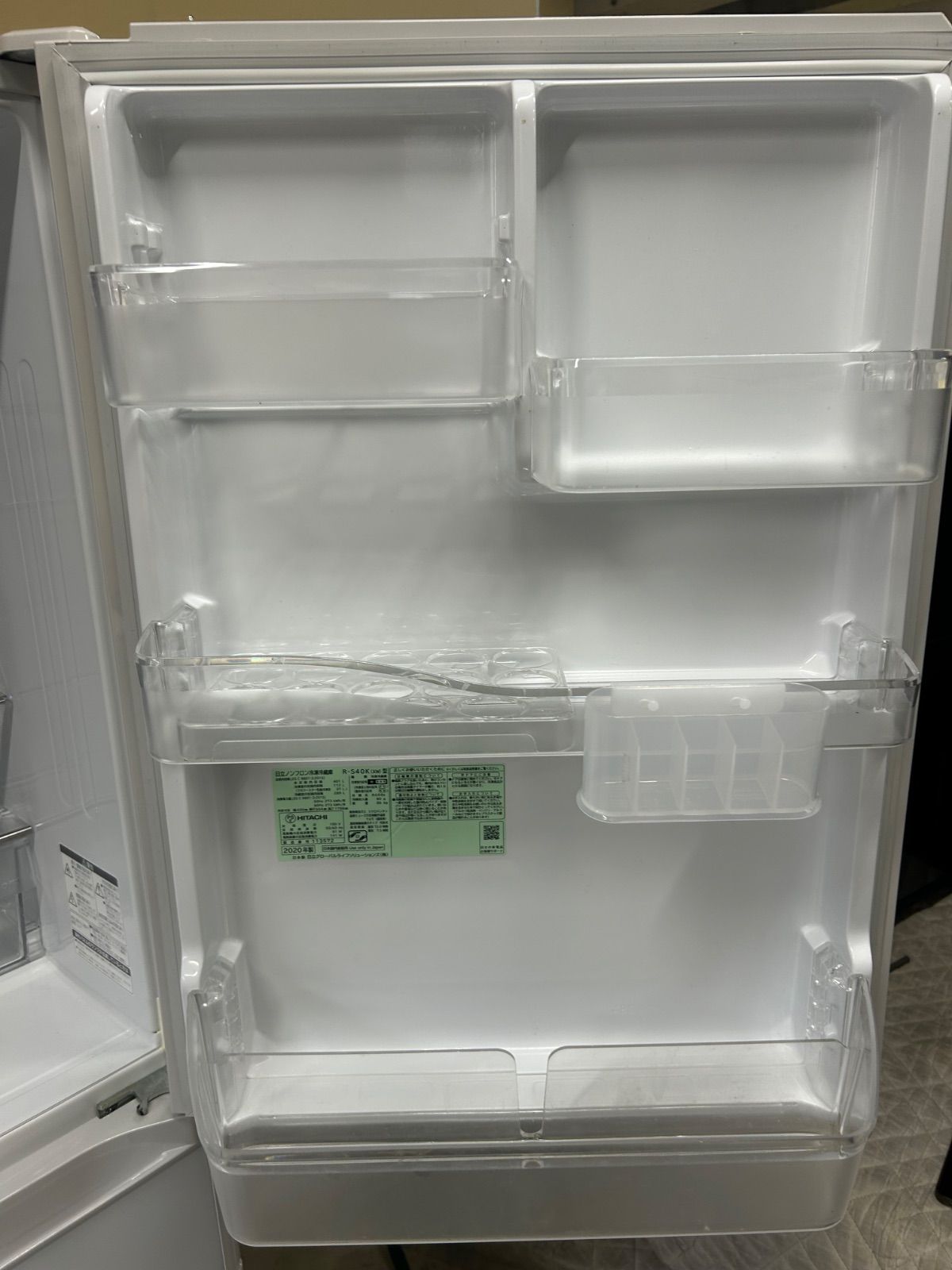 美品】 HITACHI 日立 R-S40K 401L 2020年製 5ドア ノンフロン