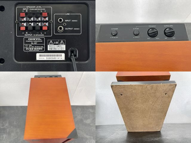 オンキョー パワードサブウーハー 【中古】ONKYO SL-407 SUBWOOFER オンキョー パワードサブウーハー 【中古】ONKYO SL-407 SUBWOOFER
