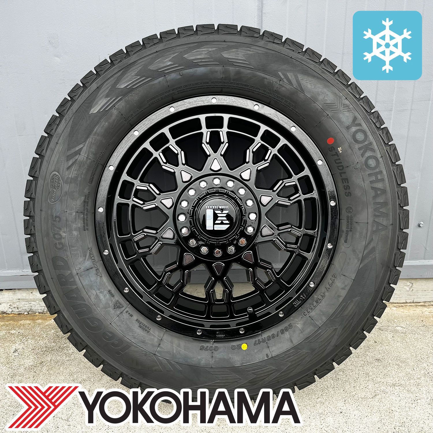 スタッドレス エスカレード 国産スタッドレス タイヤホイール 4本セット YOKOHAMA アイスガード SUV G075 265/65R18 18インチ