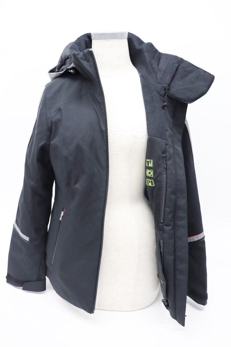 Phenix フェニックス レディース スキージャケット-パンツ セットアップ L ブラック×ピンク PS6820T65 スポーツ 上下セット R2510-050 WHITEMONARCHHOTEL_COM