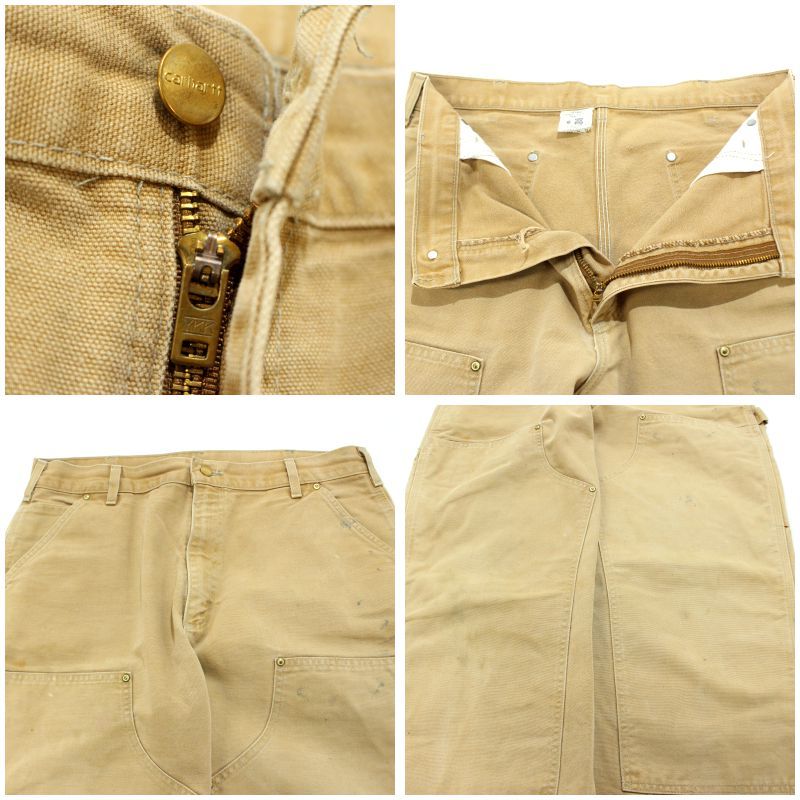 【最安値】 00s Carhartt ダブルニー ダック ペインターパンツ メンズ 表記36×32サイズ