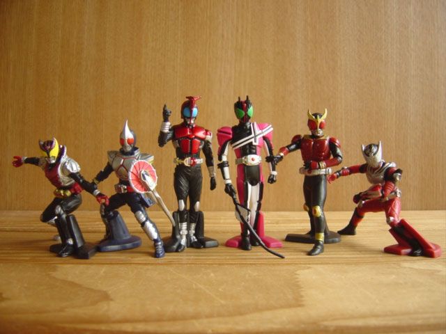 ♯Fhe05Bzアクションポーズ平成仮面ライダーセレクション後編6種