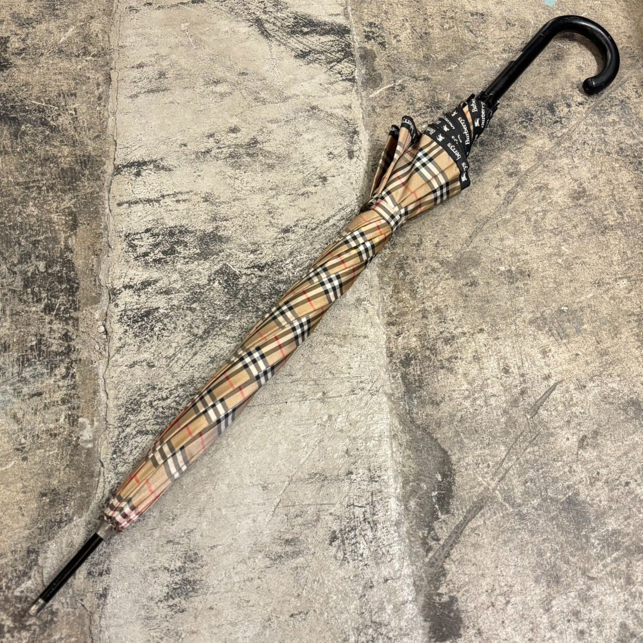Burberrys バーバリー 傘 バーバリーチェック 雨具 長傘 全長880mm