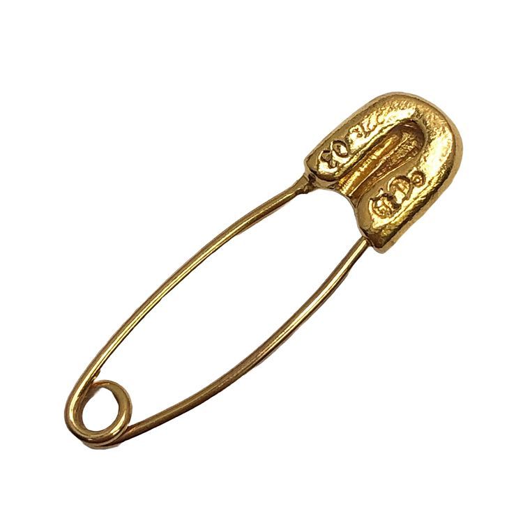 ChromeHearts クロムハーツ SMALL SAFETY PINS 1PD スモールセーフティピン ネックレス トップ ダイヤモンド 22K