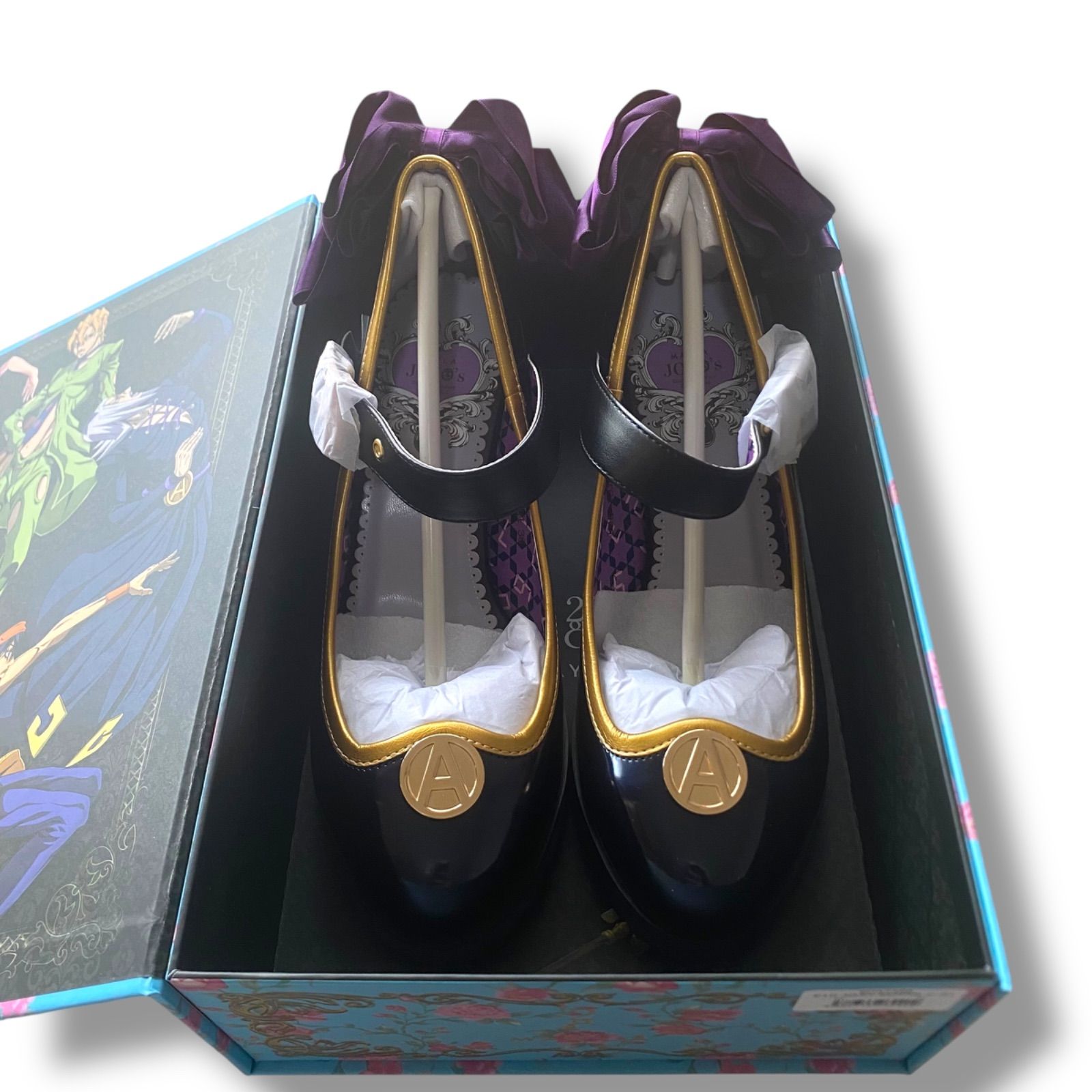 ジョジョの奇妙な冒険 アイコニックシューズ【アバッキオ】 ジョジョの奇妙な冒険 黄金の風 アイコニック シューズ パンプス