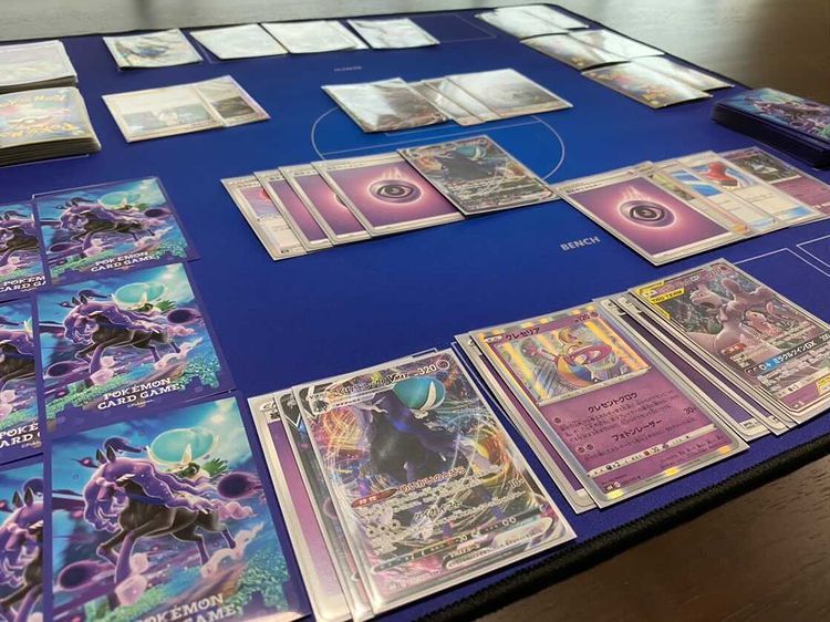 TCG ポケモンカード 用 ラバー プレイマット バトルフィールド