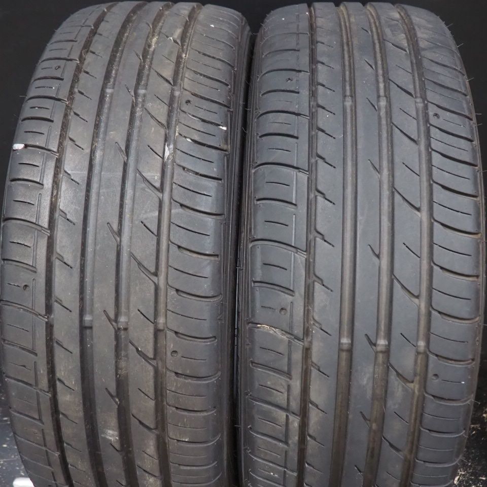 23年製 バリ山 ファルケン ZIEX ZE914 215/45R18 2本 パンク等補修用