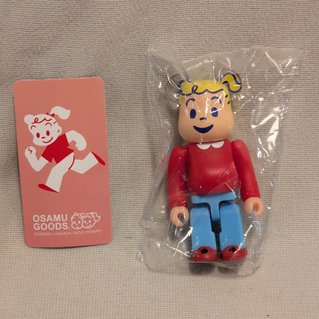 MEDICOM TOY - ベアブリック　赤鬼　100% MEDICOM TOY BE@RBRICK CUTE(裏) OSAMU GOODS 赤 100% シリーズ