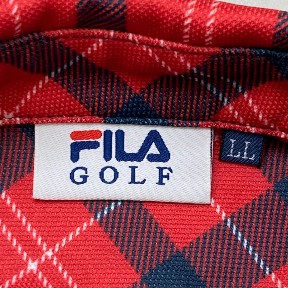 FILA　GOLF　ウェア　ワンピース　ポロシャツ　チェック　半袖　ビビット FILA GOLF ウェア ワンピース ポロシャツ チェック 半袖