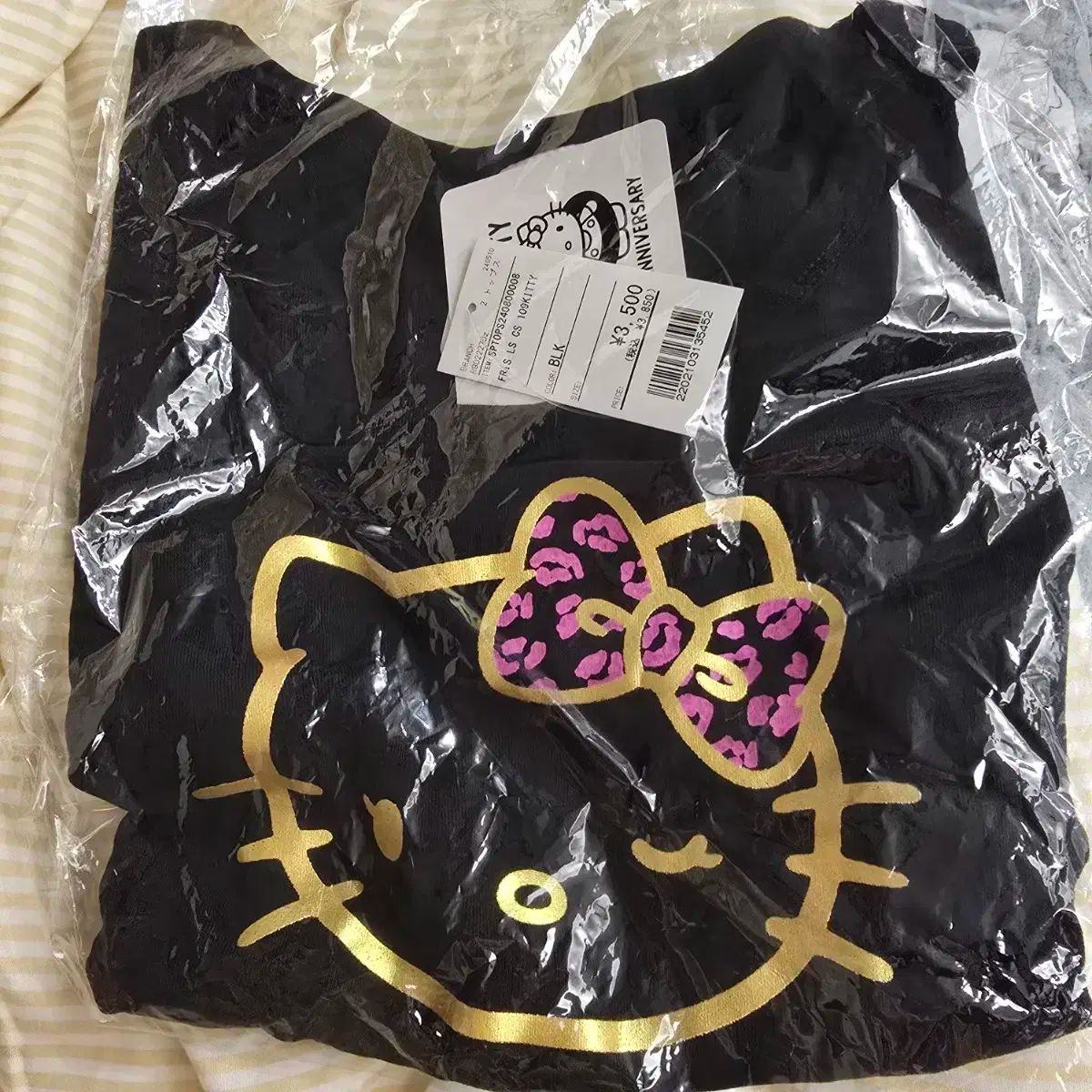 spinns 50 記念日のみ キティロングスリーブ