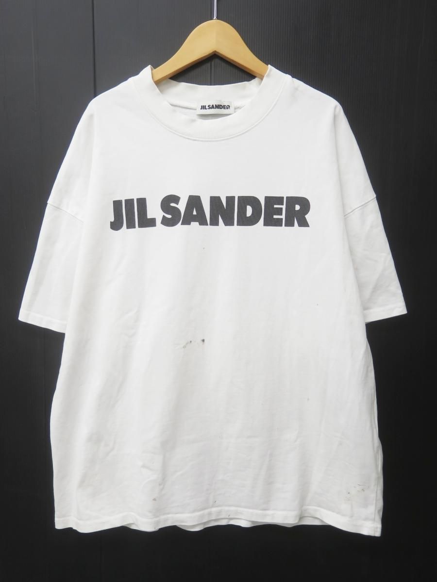 JIL SANDER ジルサンダー JPUS707533 MS248608 ロゴTシャツ S - メルカリ