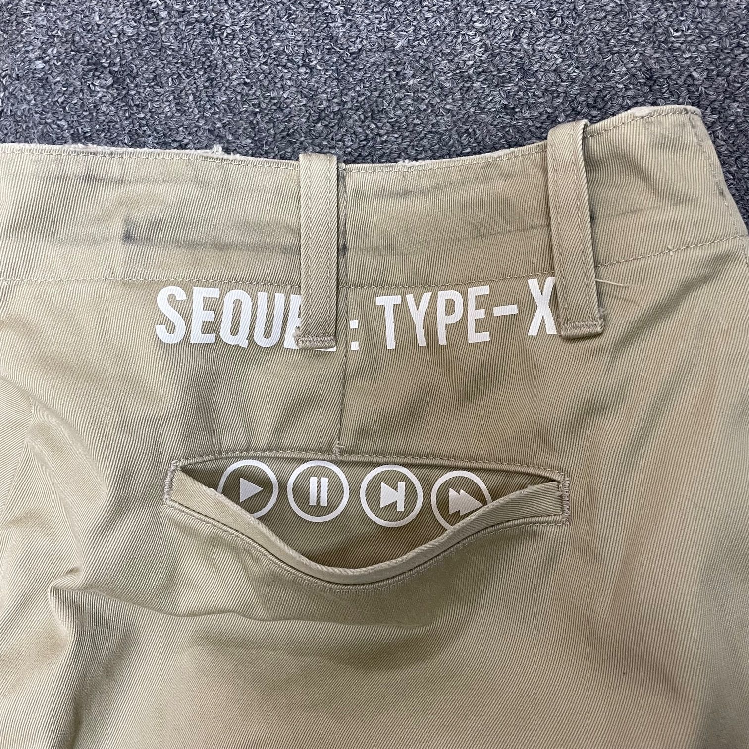 SEQUEL 23SS CHINO PANTS TYPE-XF SQ-23SS-PT-03 ダメージ チノ パンツ スラックス シークエル ベージュ L  58383A - メルカリ