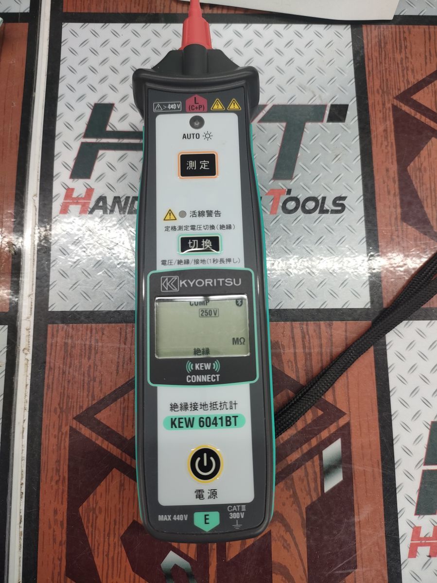 通電のみ 品 KYORITSU KEW6041BT 絶縁接地抵抗計 MAX440V 共立電気計器 ハンズクラフト宮崎新名爪店 品