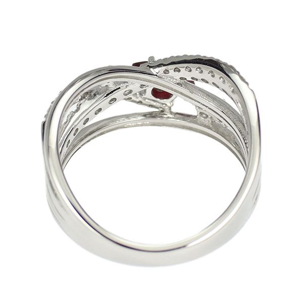 Pt900 マーキスカット ルビー ダイヤモンド リング 0.25ct D0 Pt900 マーキスカット ルビー ダイヤモンド リング 0.25ct D0