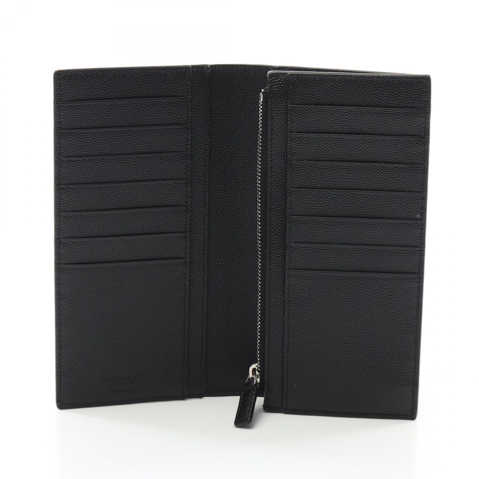 ☆SAINT LAURENT☆【新品】レザー 二つ折り財布 SAINT LAURENT 黒