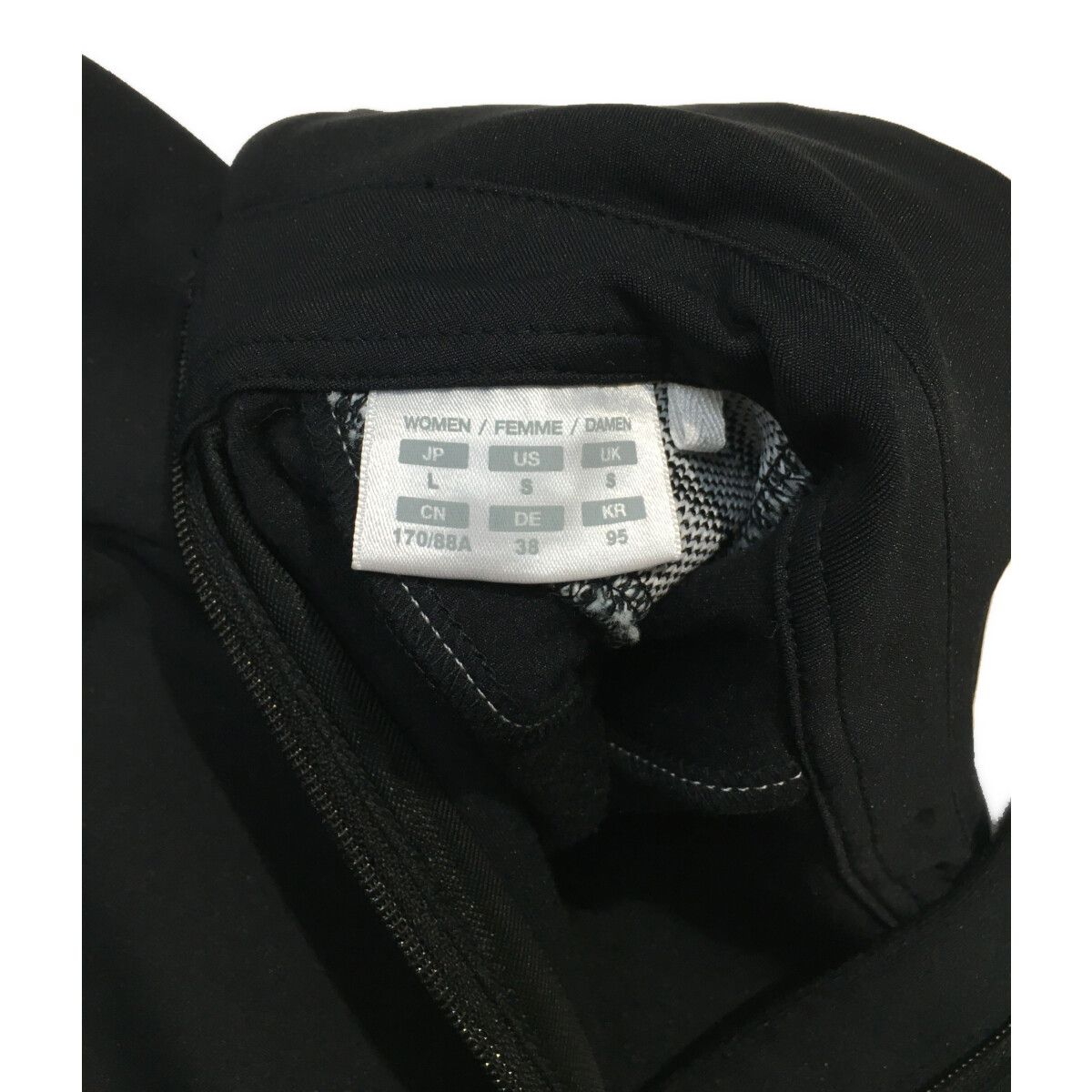 coco 中古 デサントゴルフ DESCENTE GOLF レディース カットソー L 黒 ブラック 裏起毛 ストレッチ 中古 レディース デサントゴルフ DESCENTE GOLF カットソー L 黒