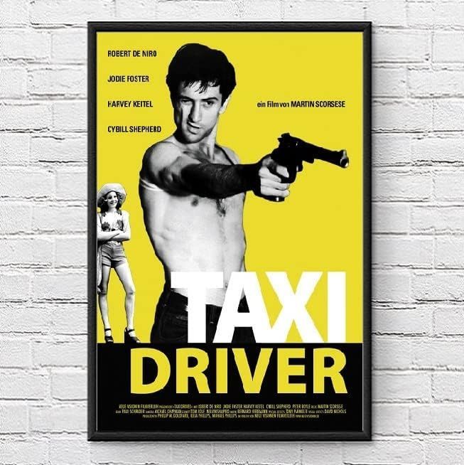 フレーム付-黒-】 映画ポスター タクシードライバー TAXI DRIVER A3サイズ US版 mi2 - メルカリ